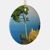 Balearen Vintag Französisch Reisen Keramik Ornament (Rechts)