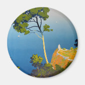 Balearen Vintag Französisch Reisen Magnet (Vorne)