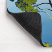 Balearen Vintag Französisch Reisen Mousepad (Ecke)