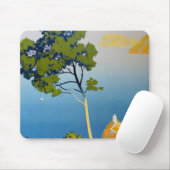 Balearen Vintag Französisch Reisen Mousepad (Mit Mouse)