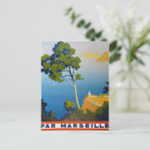 Balearen Vintag Französisch Reisen Postkarte (Stehend Vorderseite)