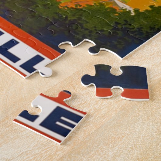 Balearen Vintag Französisch Reisen Puzzle (Seite)