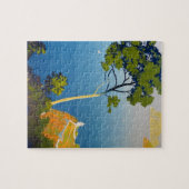 Balearen Vintag Französisch Reisen Puzzle (Horizontal)