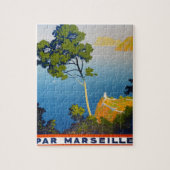 Balearen Vintag Französisch Reisen Puzzle (Vertikal)