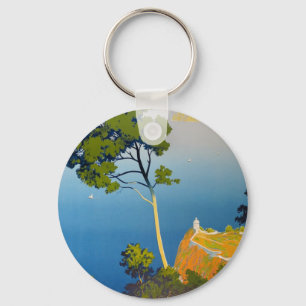 Balearen Vintag Französisch Reisen Schlüsselanhänger