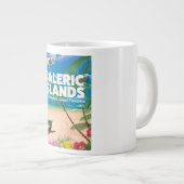 Baleareninseln Jumbo-Tasse (Vorderseite Rechts)
