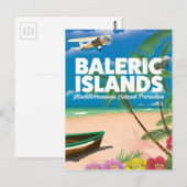 Baleareninseln Postkarte (Vorne/Hinten)