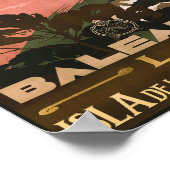 Baleares Spanien Vintage Travel Poster (Ecke)