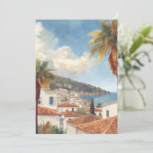 Balearic Islands Vintage French Travel Feiertagskarte (Stehend Vorderseite)