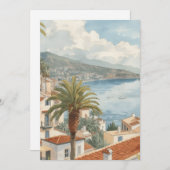 Balearic Islands Vintage French Travel Feiertagskarte (Vorne/Hinten)