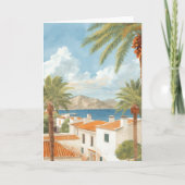 Balearic Islands Vintage French Travel Karte (Vorderseite)