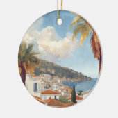 Balearic Islands Vintage French Travel Keramik Ornament (Links)