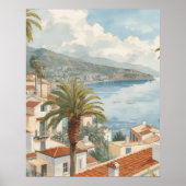 Balearic Islands Vintage French Travel Poster (Vorne)