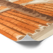 Balearic Islands Vintage French Travel Poster (Ecke)