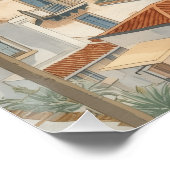 Balearic Islands Vintage French Travel Poster (Ecke)