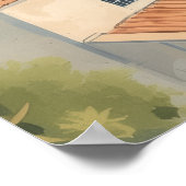 Balearic Islands Vintage French Travel Poster (Ecke)