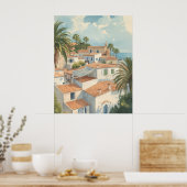 Balearic Islands Vintage French Travel Poster (Küche)