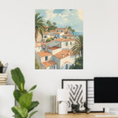 Balearic Islands Vintage French Travel Poster (Heimbüro)