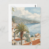 Balearic Islands Vintage French Travel Postkarte (Vorne/Hinten)