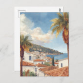 Balearic Islands Vintage French Travel Postkarte (Vorne/Hinten)