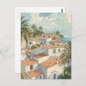 Balearic Islands Vintage French Travel Postkarte (Vorne/Hinten)