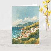 Balearic Islands Vintage French Travel Riviera Karte (Gelbe Blume)