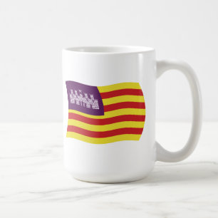 Balearische Inseln Flagge Tasse
