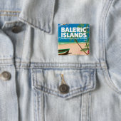 Balearische Inseln mediterranes Paradies Button (Beispiel)