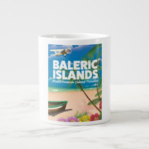 Balearische Inseln mediterranes Paradies Jumbo-Tasse