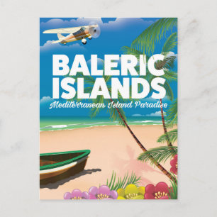 Balearische Inseln mediterranes Paradies Postkarte