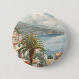 Balearische Inseln Vintage Französisch Reise Button
