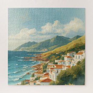 Balearische Inseln Vintage Französische Riviera Re Puzzle