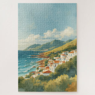 Balearische Inseln Vintage Französische Riviera Re Puzzle