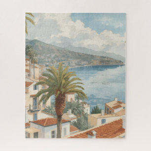 Balearische Inseln Vintage Französisches Reiseplak Puzzle