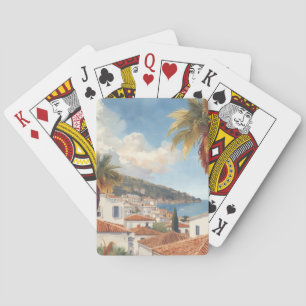 Balearische Inseln Vintage Französisches Reiseplak Spielkarten