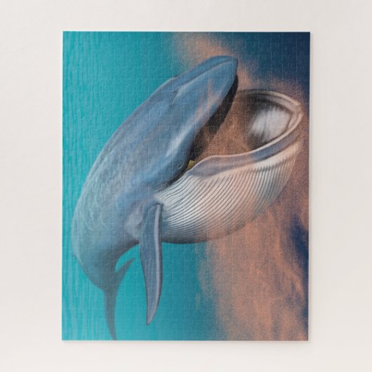 Baleen Whale Jigsaw Puzzle (Vertikal)