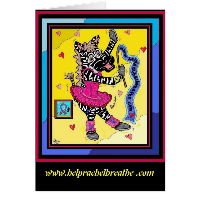 Baleeria Zebra-Karte (Vorne)