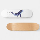 Baleia azul de vidro - Blauer Glaswal Skateboard (Horizontal)