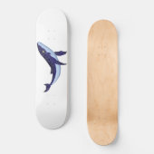 Baleia azul de vidro - Blauer Glaswal Skateboard (Vorderseite)