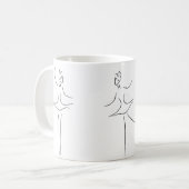 Balerine Kaffeetasse (Vorderseite Links)