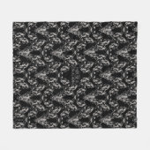 Balerion Skull Pattern Fleecedecke (Vorderseite (Horizontal))