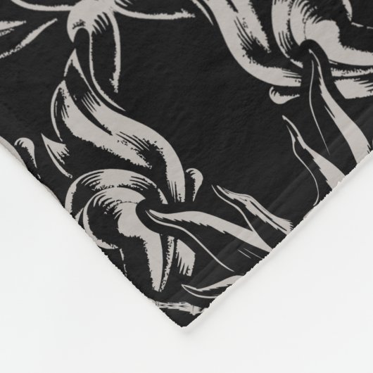 Balerion Skull Pattern Fleecedecke (Ecke)