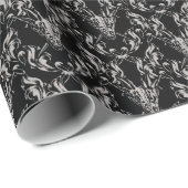Balerion Skull Pattern Geschenkpapier (Rolleneckpunkt)