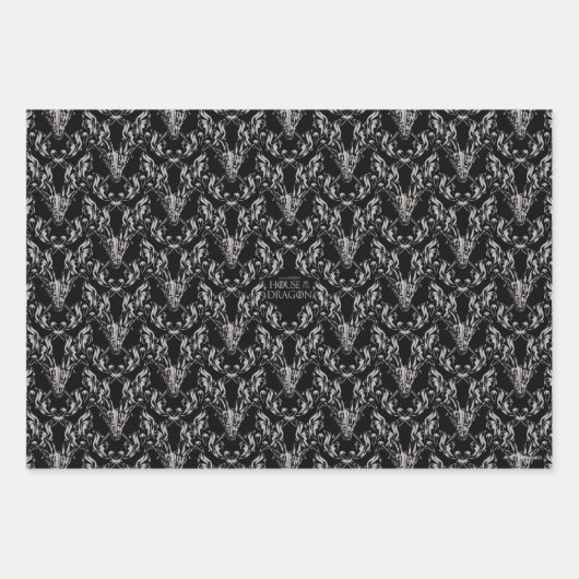 Balerion Skull Pattern Geschenkpapier Set (Vorderseite)