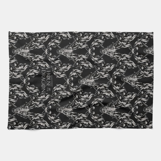 Balerion Skull Pattern Geschirrtuch (Horizontal)