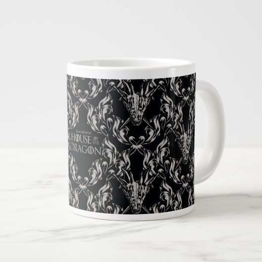 Balerion Skull Pattern Jumbo-Tasse (Vorderseite Rechts)