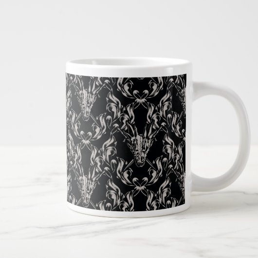 Balerion Skull Pattern Jumbo-Tasse (Rechts)