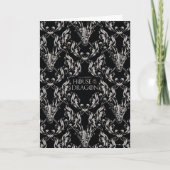 Balerion Skull Pattern Karte (Vorderseite)