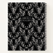 Balerion Skull Pattern Notizblock (Rückseite)