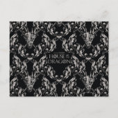 Balerion Skull Pattern Postkarte (Vorderseite)